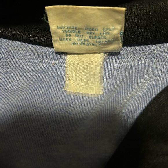 Vintage Adidas Trefoil Track Jacket Black & Blue – Size M - Picture 4 of 4